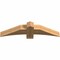 Ekena Millwork Bellingham Timber Gable Bracket, Western Red Cedar, 48"W x 12"H x 5 1/2"D x 5 1/2"F, 6/12 Pitch GBW048X12X0606BEL00SWR - alternate 4